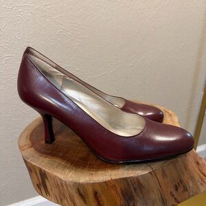 Nine West Burgundy Heels